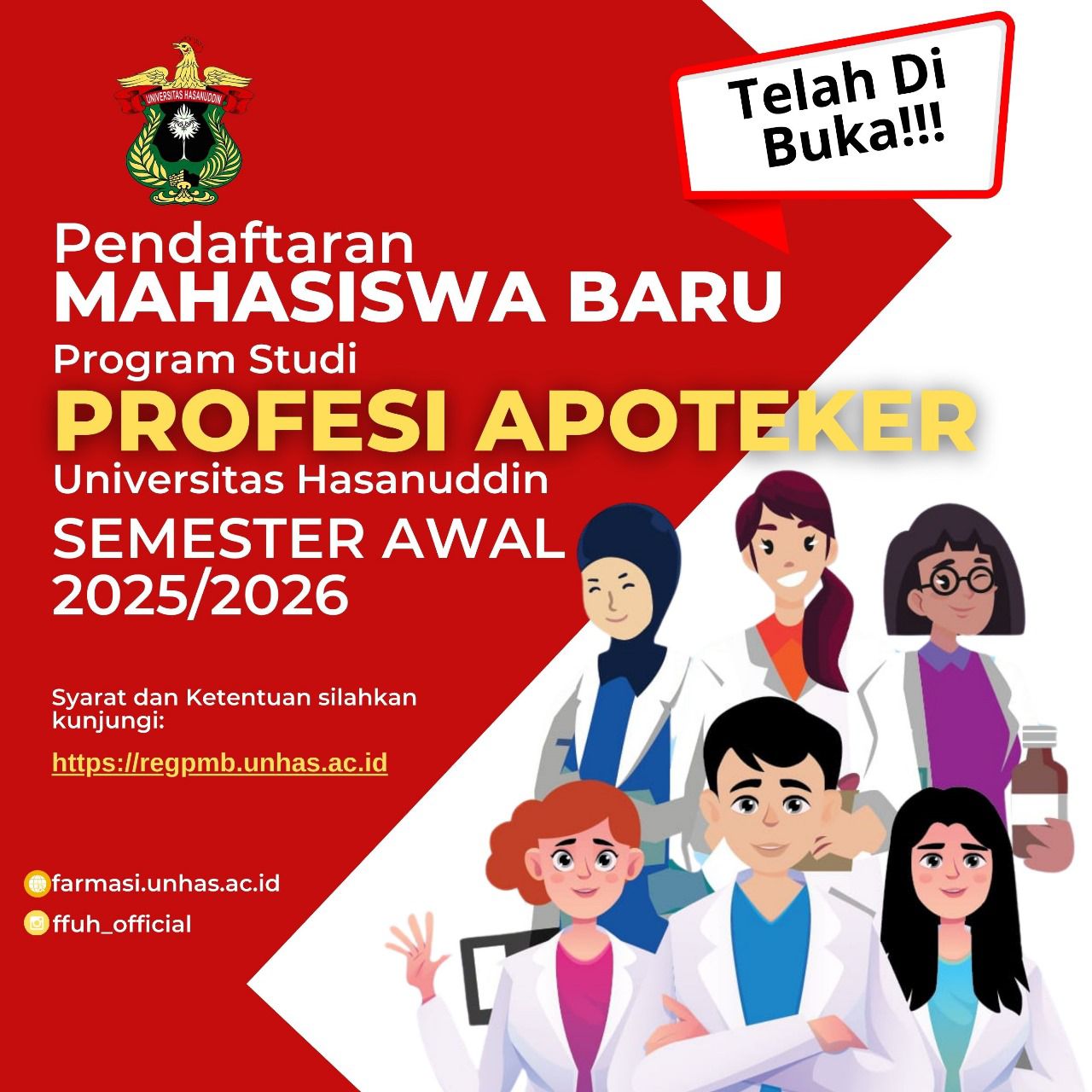 Fakultas - Pendaftaran untuk penerimaan mahasiswa baru program studi ...