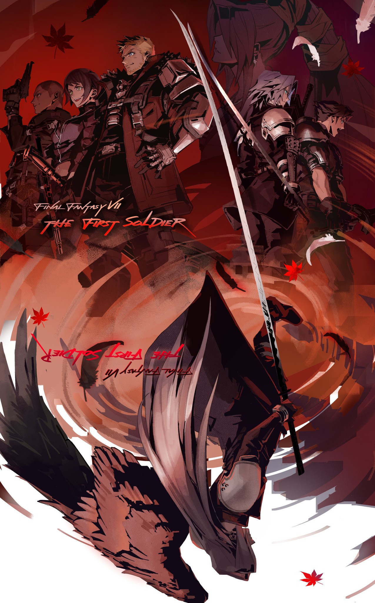 NEW OFFICIAL ART! FF7 Ever Crisis 1st anniversary art by Risa