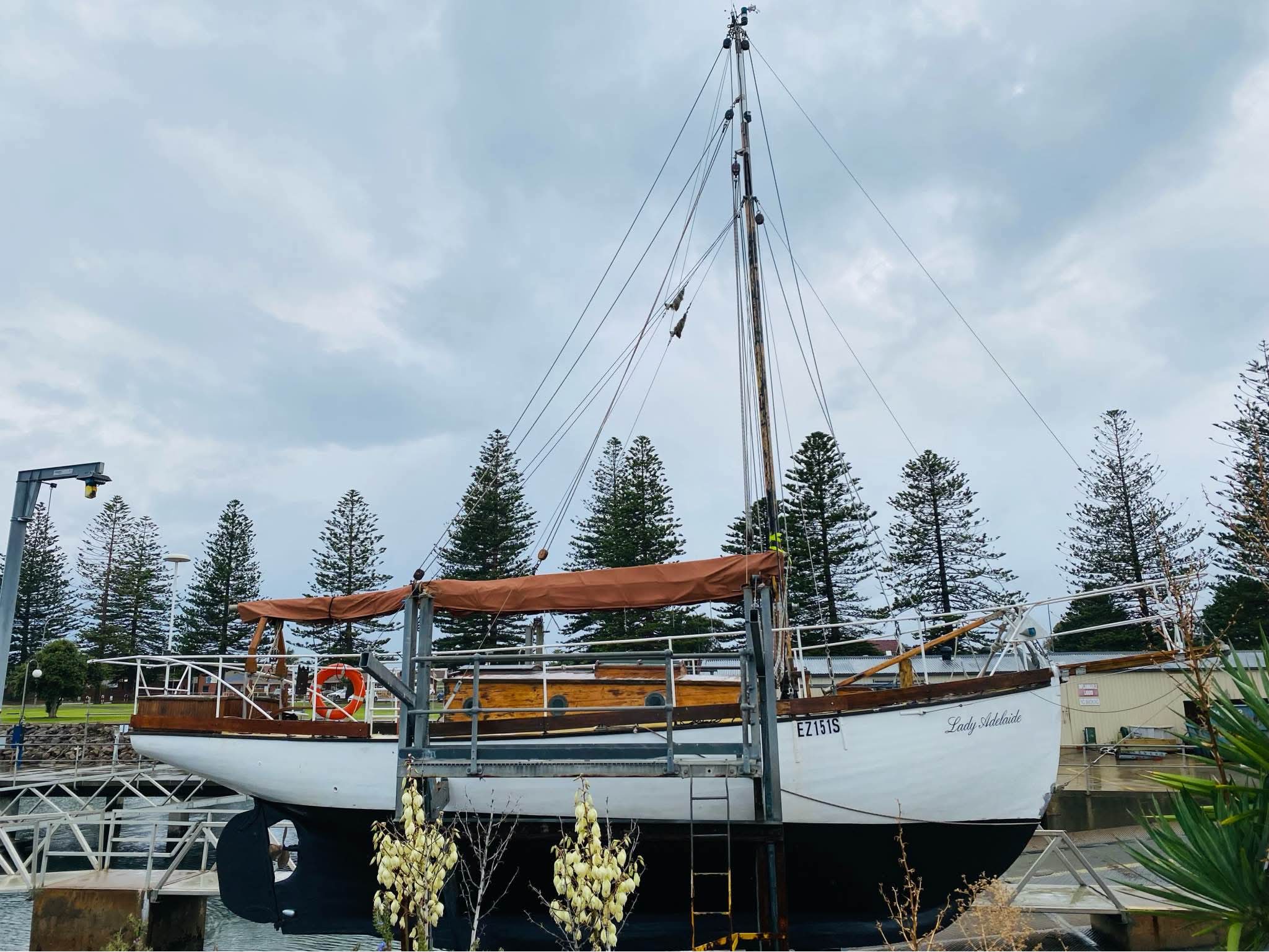 Lady Adelaide – Classic Timber Gaff-Rigged Cutter (34.5’) | Liveaboard ...