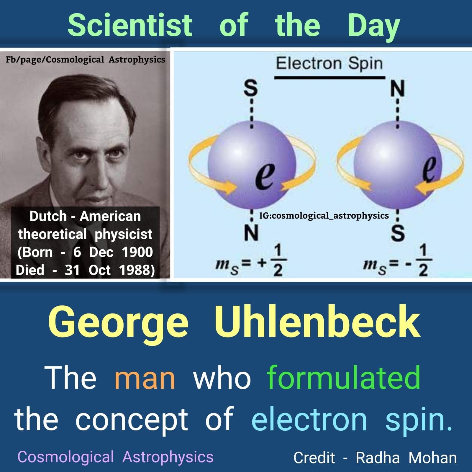 Cosmological - In 1924, #WolfgangPauli proposed a doubling of the ...
