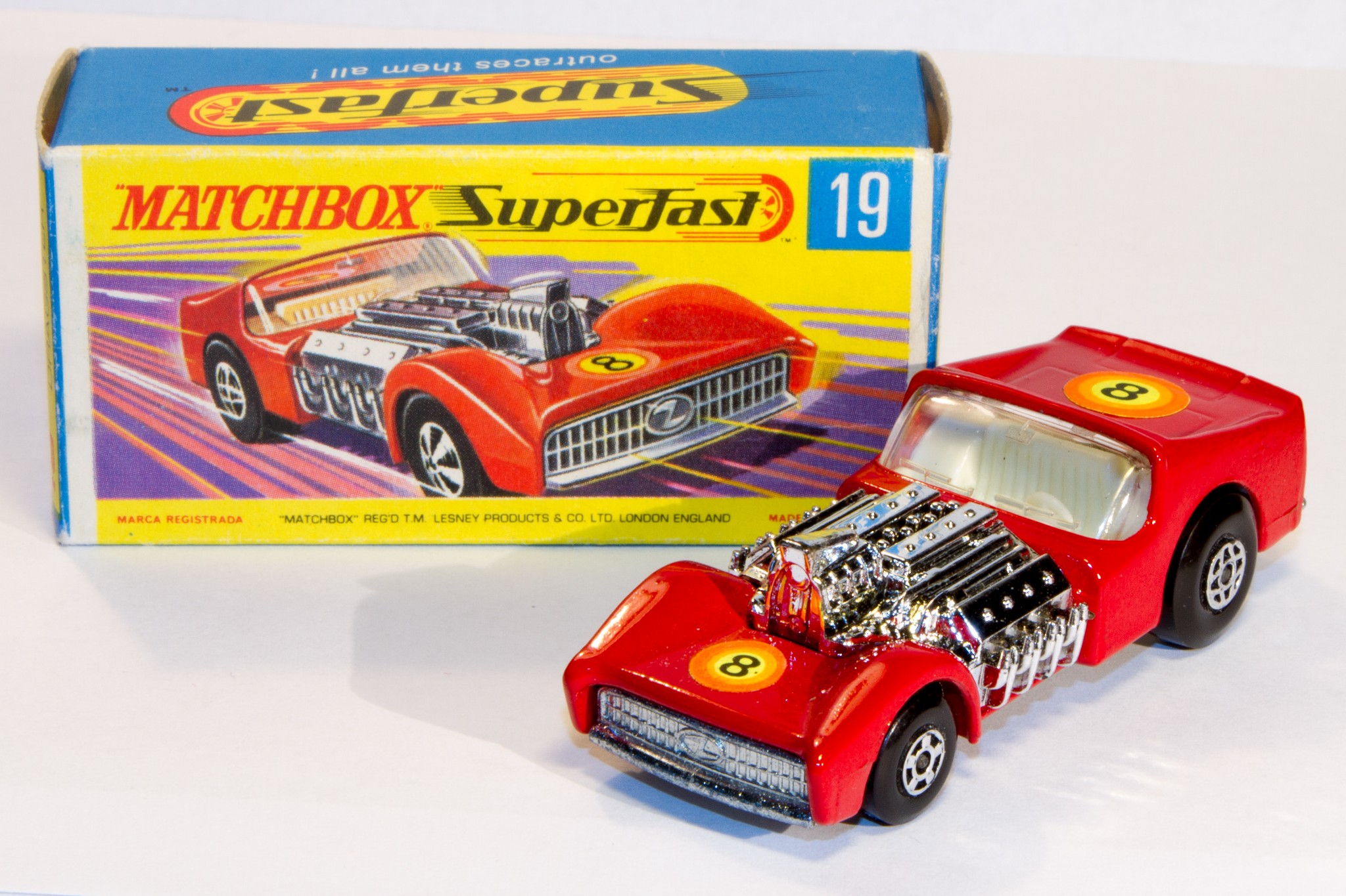 Matchbox No.19 Road Dragster box design preferences