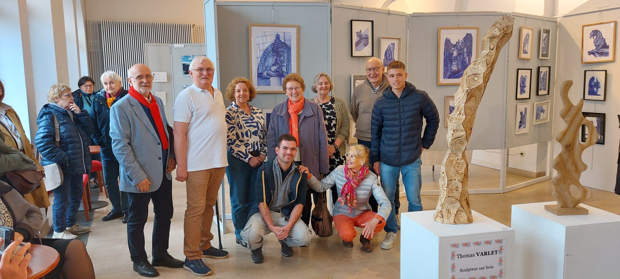 EXPOSITION REGARDS D ICI Notre vernissage s est d roul hier soir la Galerie des Arts - Espace Frichet Luxeuil-les-Bains Merci aux artistes pr sents Aur lie Jeannin, H l ne Mourchou, Ren Claudel, Paul Tubert
