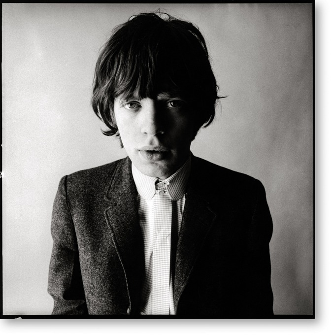 Mick Jagger, photographed by David Bailey, 1964.