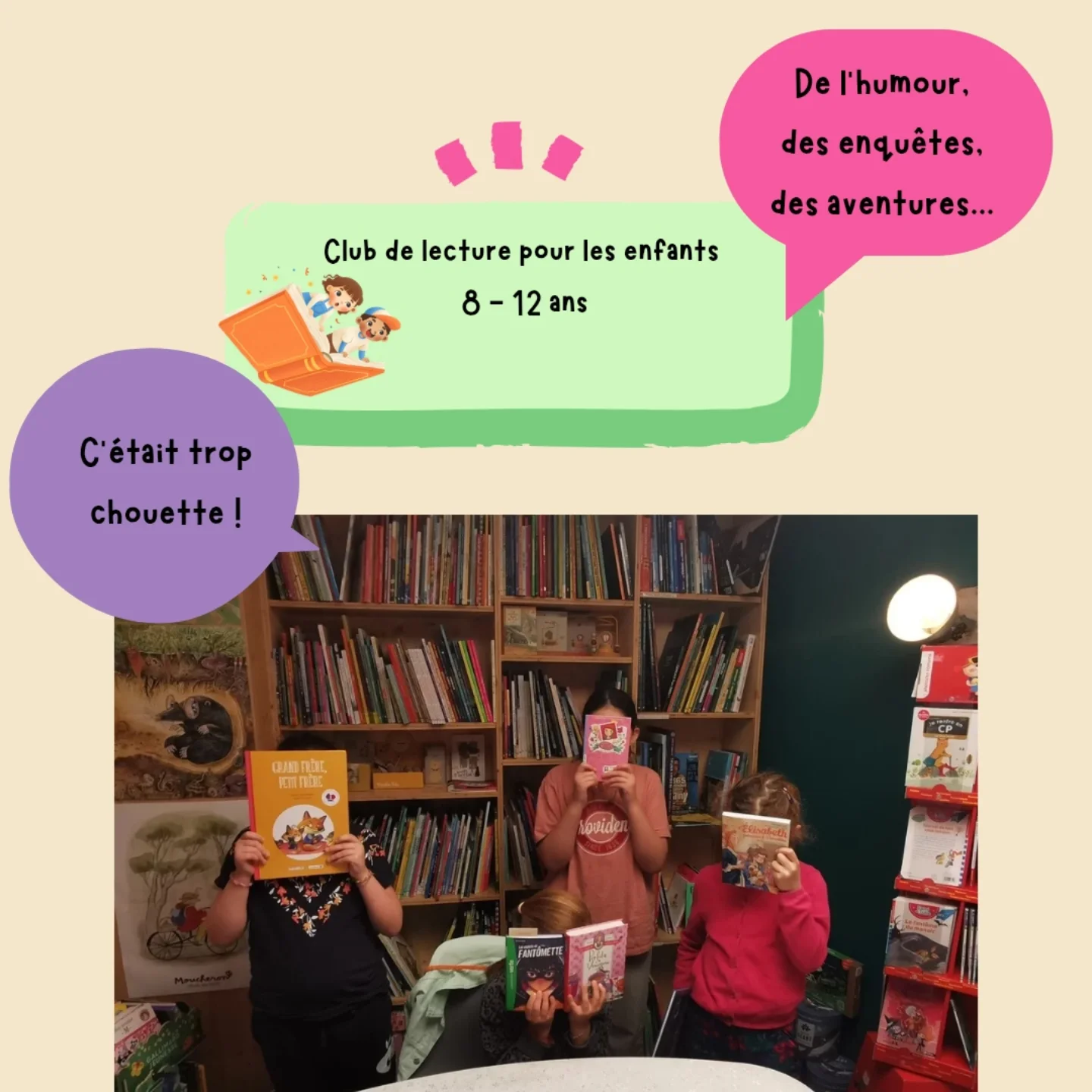 Les - 📖 Club de lecture pour les enfants de 8 à 12 ans 📖 Notre 2ème ...
