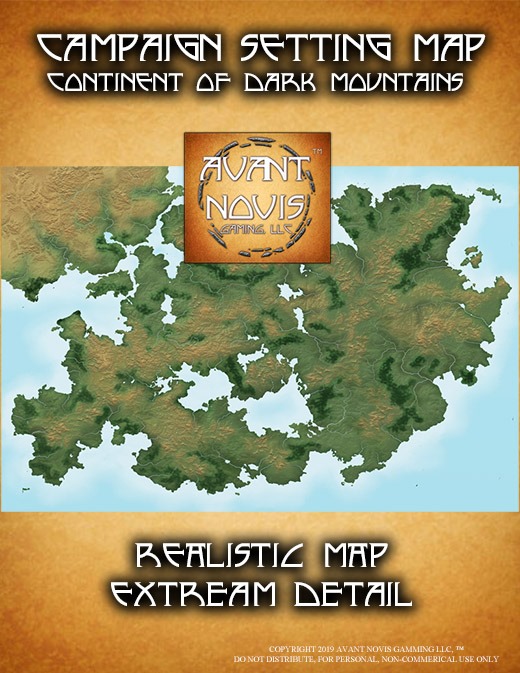 Avant Novis - New Campain Map for sale!! Campaign setting....