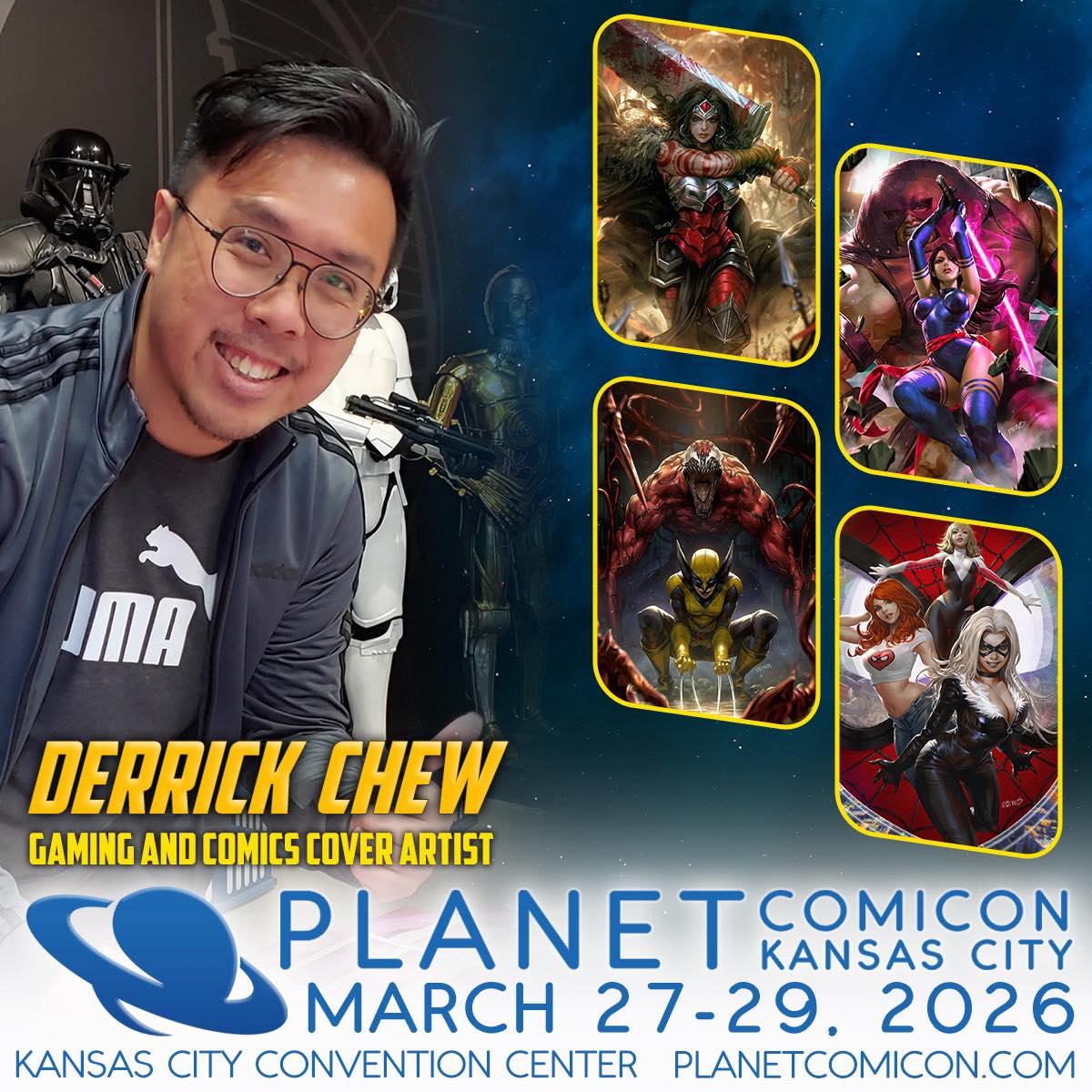 🌟 Meet Derrick Chew at Planet... - Planet Comicon Kansas City | Facebook