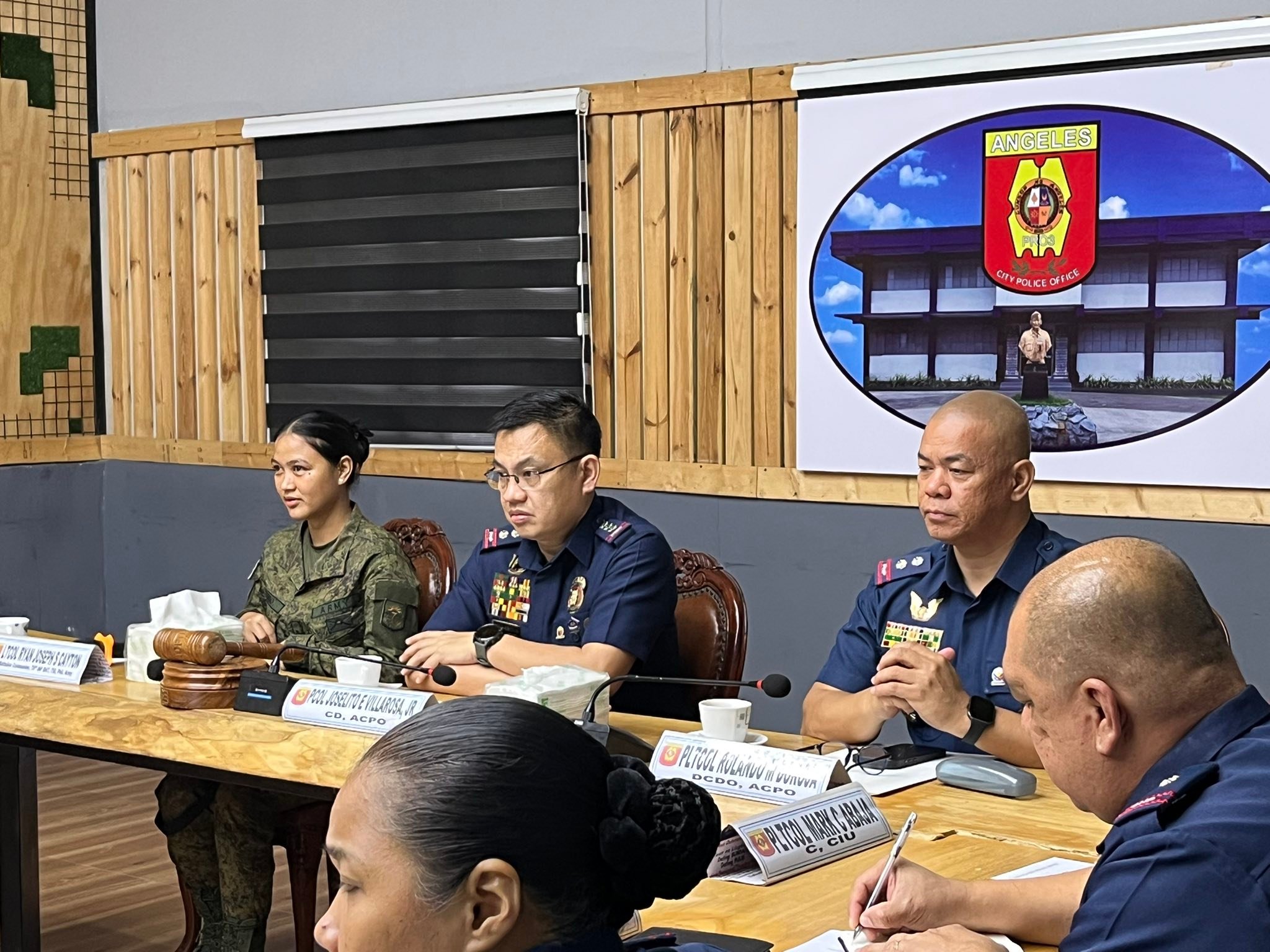 Angeles - ACPO HOLDS JOINT PEACE AND SECURITY COORDINATING COMMITTEE ...