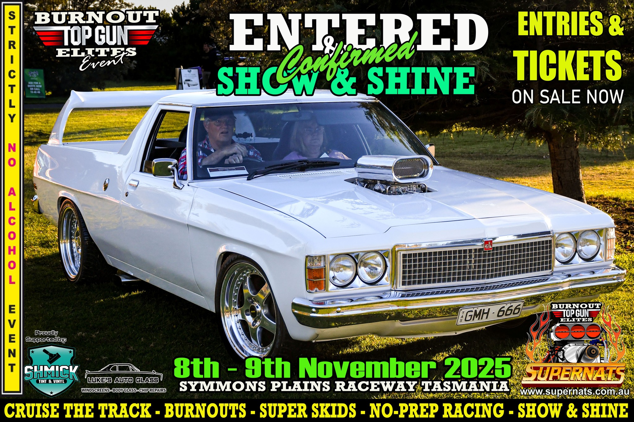Supernats - Show & Shine Entry confirmed, and congratulations to Greg ...
