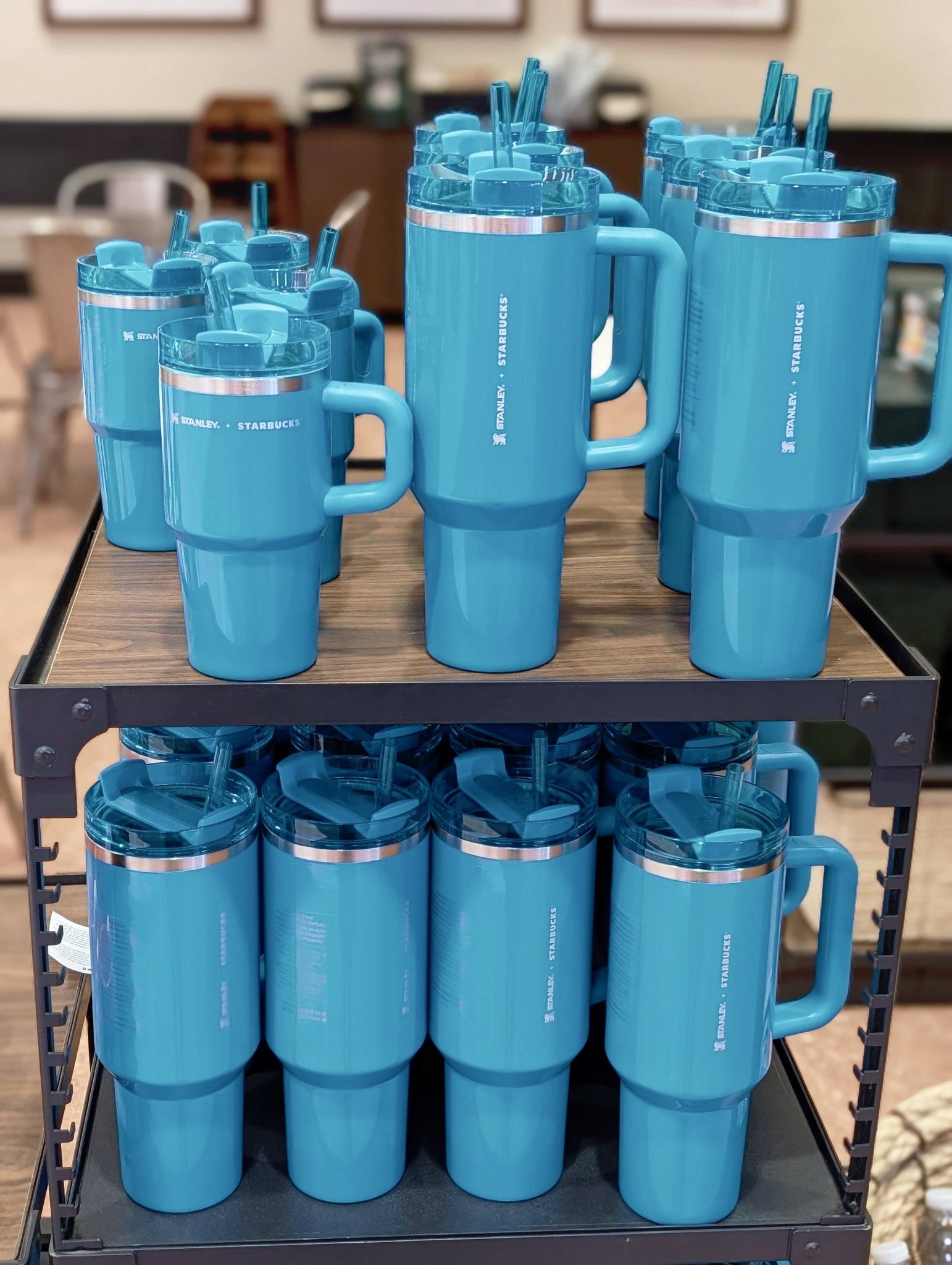 Beautiful new blue color Stanley x Starbucks tumblers at Target