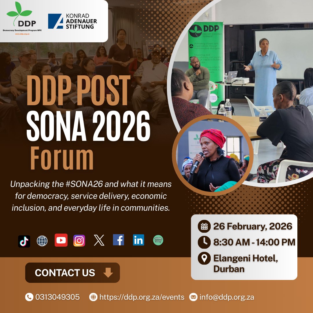 DDP POST SONA FORUM