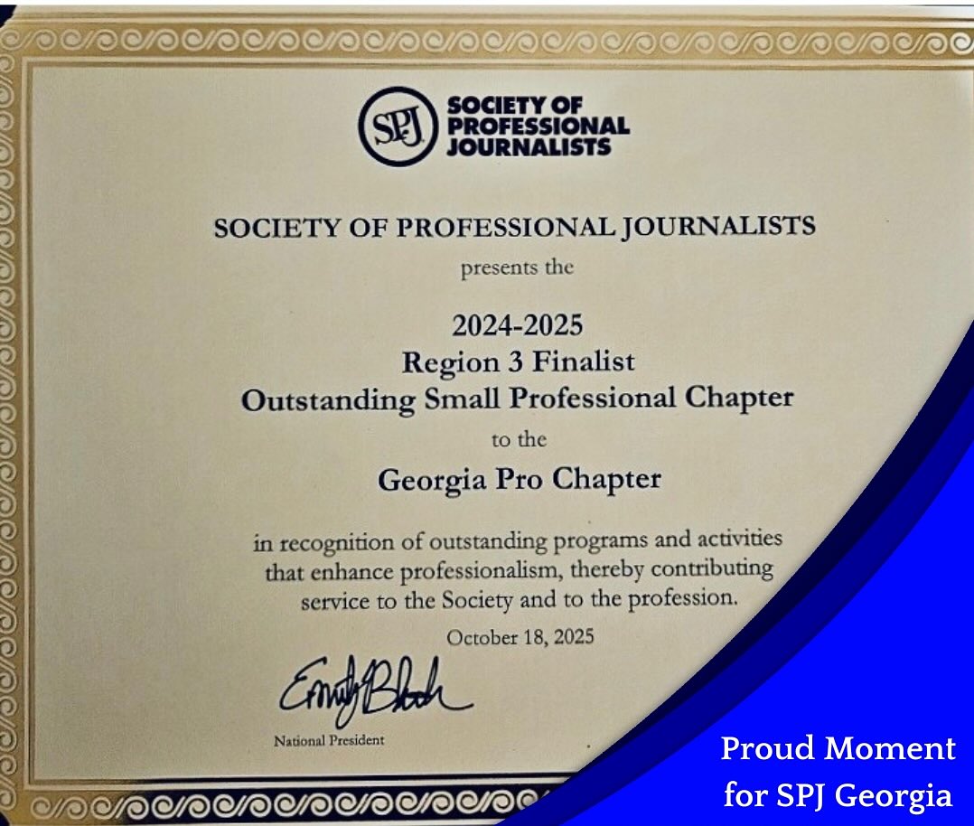 SPJ - Our small chapter is on a roll! We’re proud and honored to be ...