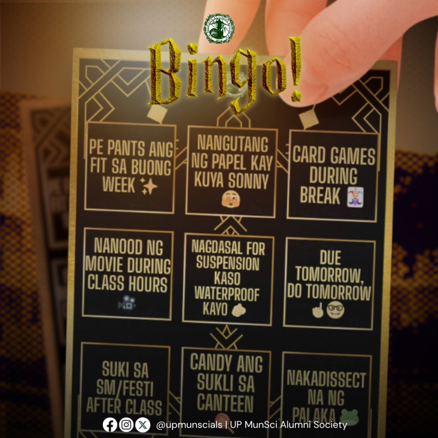🪄 Only 2 Days Left, Wizards... - UP Munsci Alumni Society | Facebook