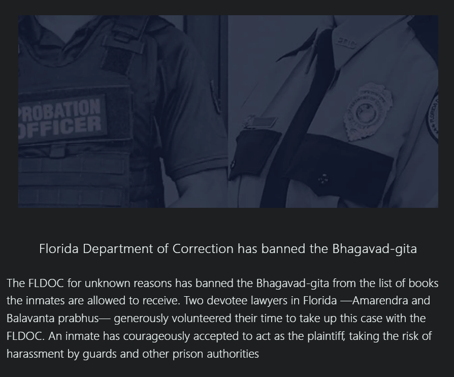 Dandavats.com - Florida Department of Correction has... | Facebook