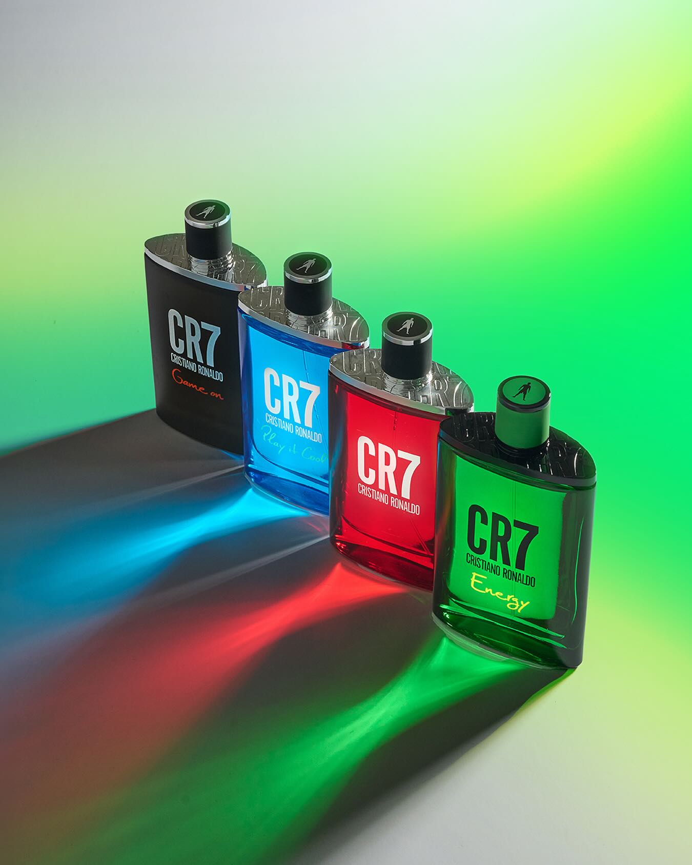 Power your day with the CR7 fragrance collection. Bold. Fresh. Unstoppable. Which one matches your mood today? ⚡️ #CR7 #CRISTIANORONALDO #PLAYFECTIONISM #CR7FRAGRANCES