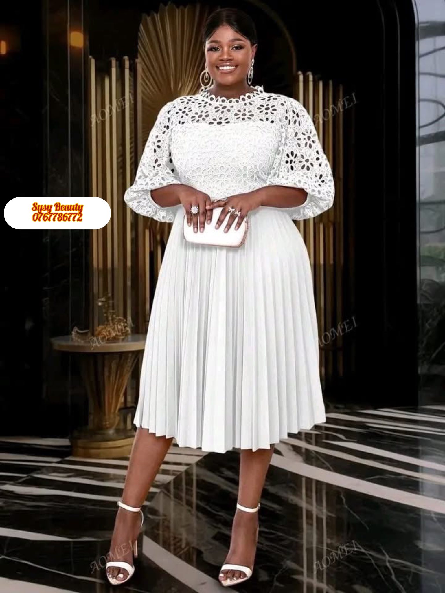 Robe Chic De Marque NATURA Taille XL - Bleu Grisé, Manches Longues, En Très Bon état Occasion