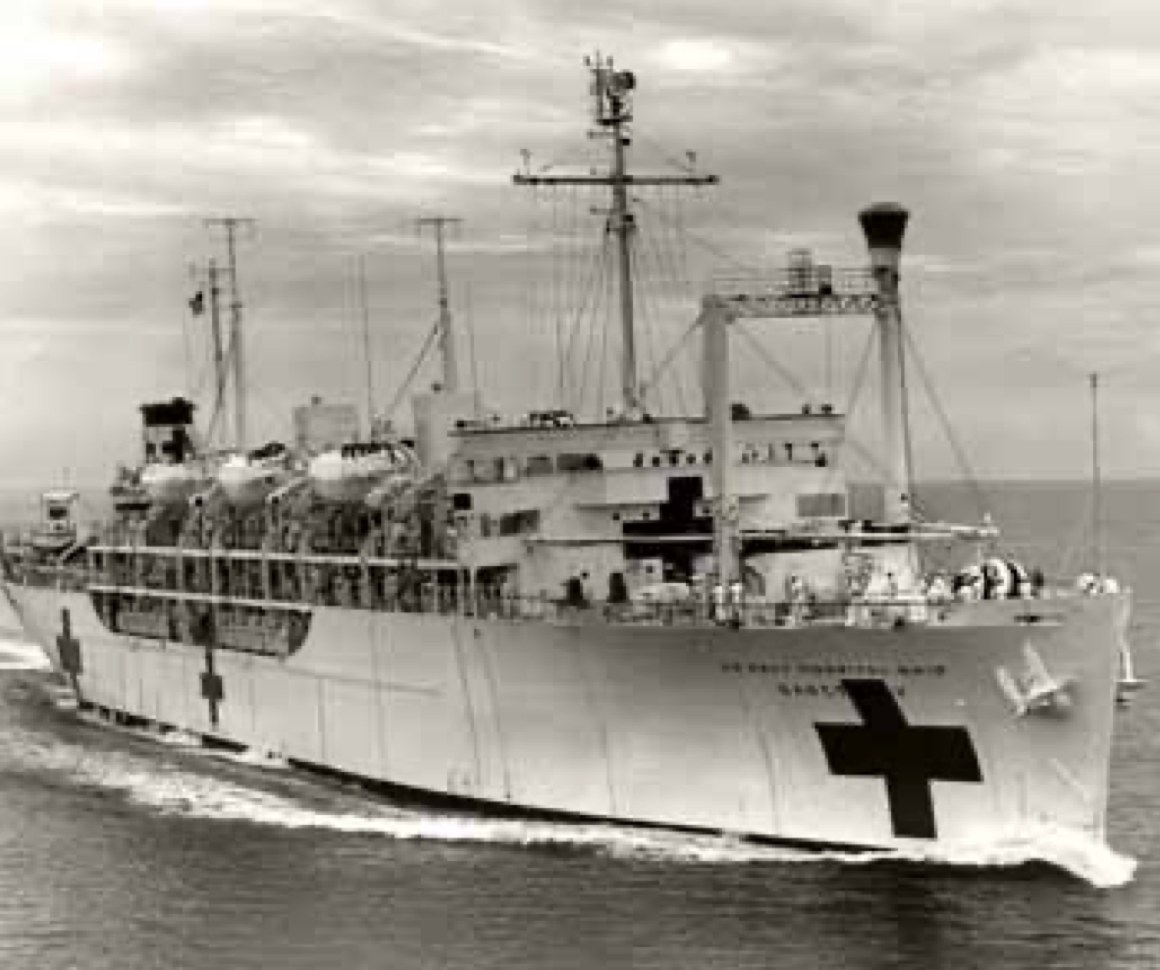 ⑤米国海軍 US NAVY USS Repose AH-16 病院艦プラーク USS Repose hospital ship in Vietnam War