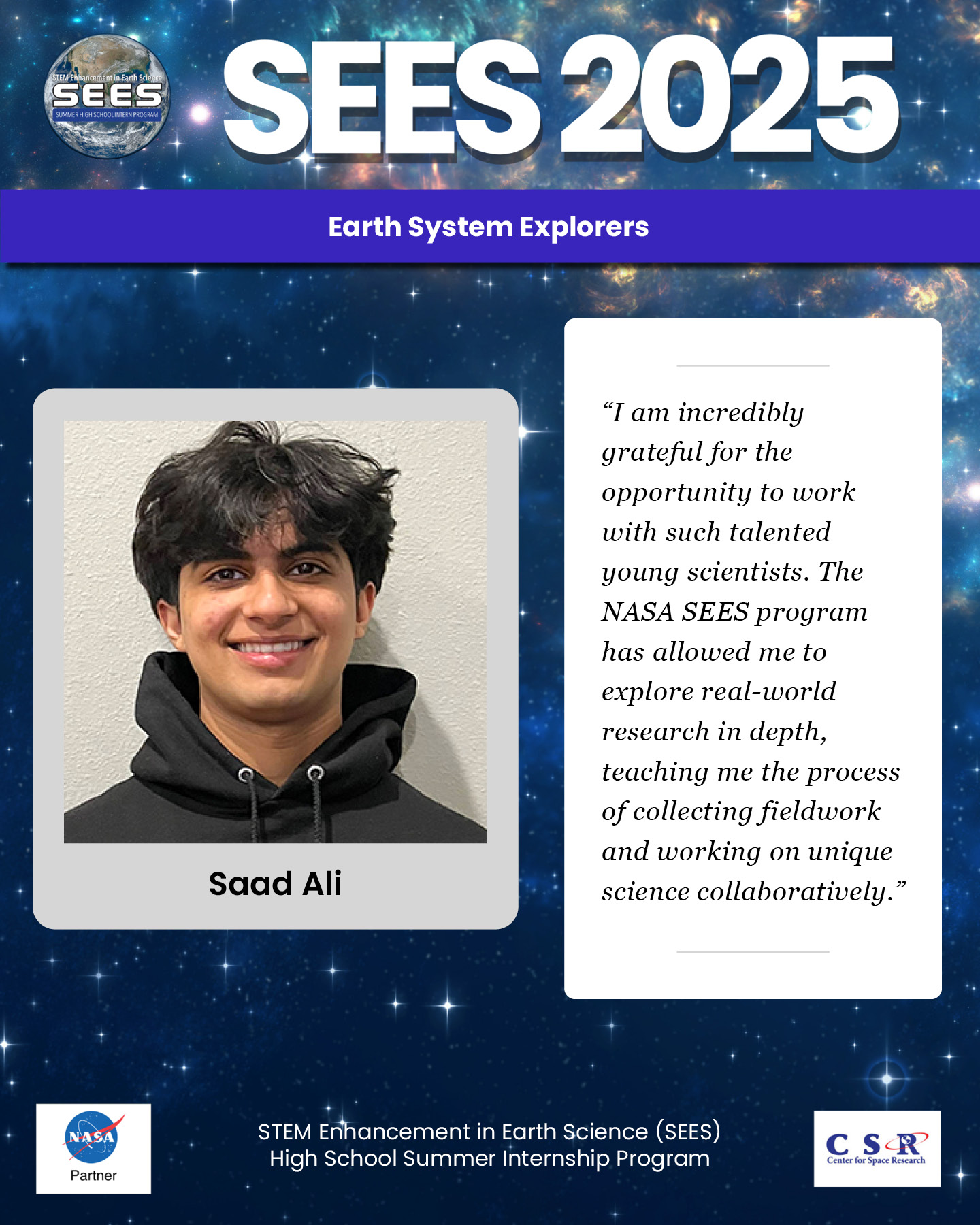 🌍 Meet the Earth System... - CSR Education and Outreach | Facebook