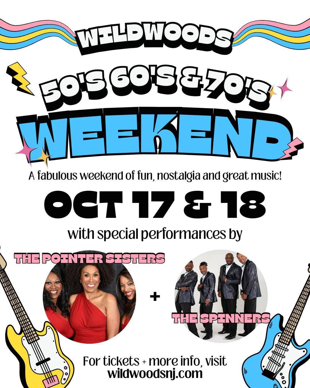 🎶✨ Wildwoods '50s, '60s & '70s Weekend! ✨🎶 🕺 Fri, Oct 17
