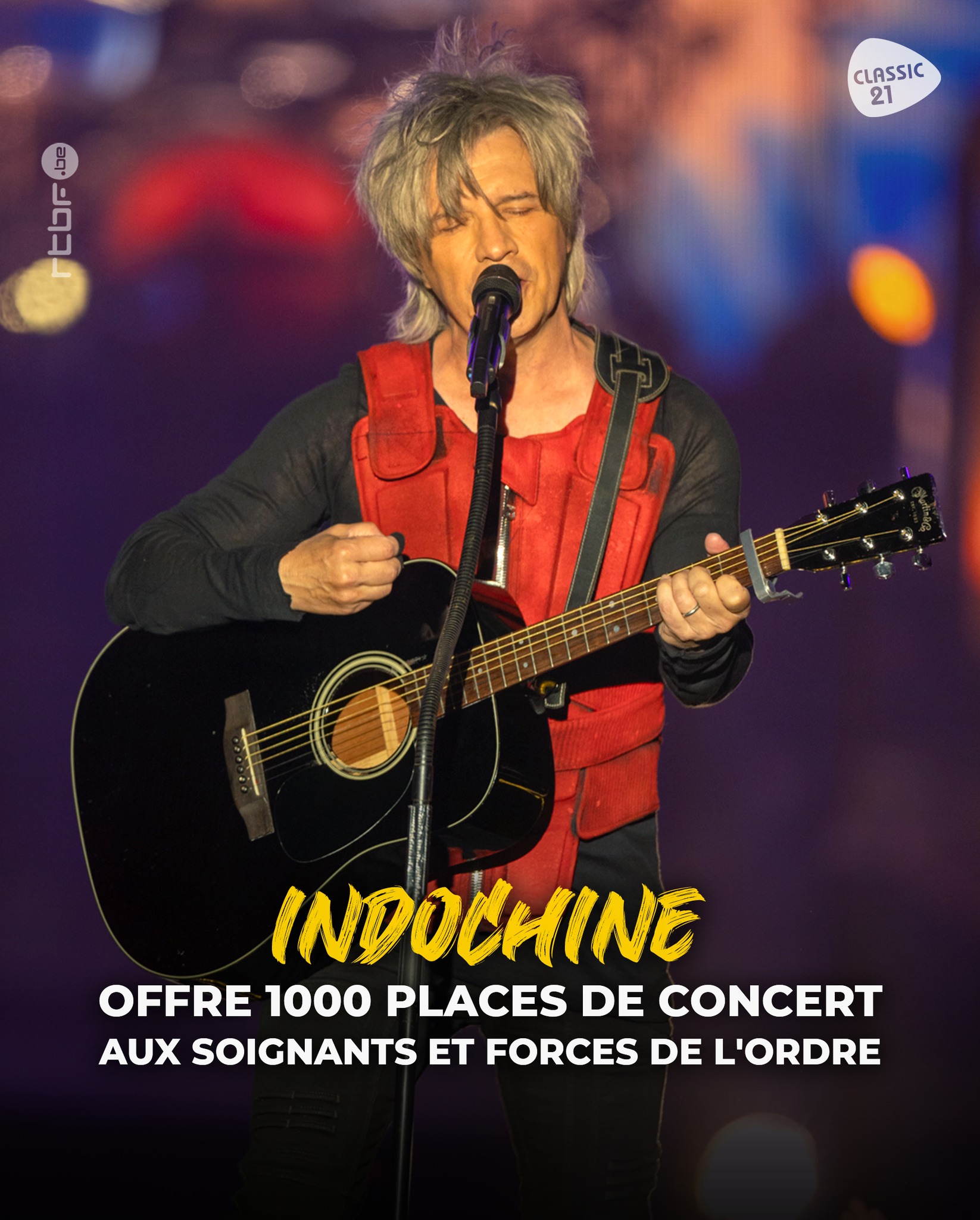 🎸 Indochine annonce deux nouveaux... - Classic 21 - RTBF | Facebook