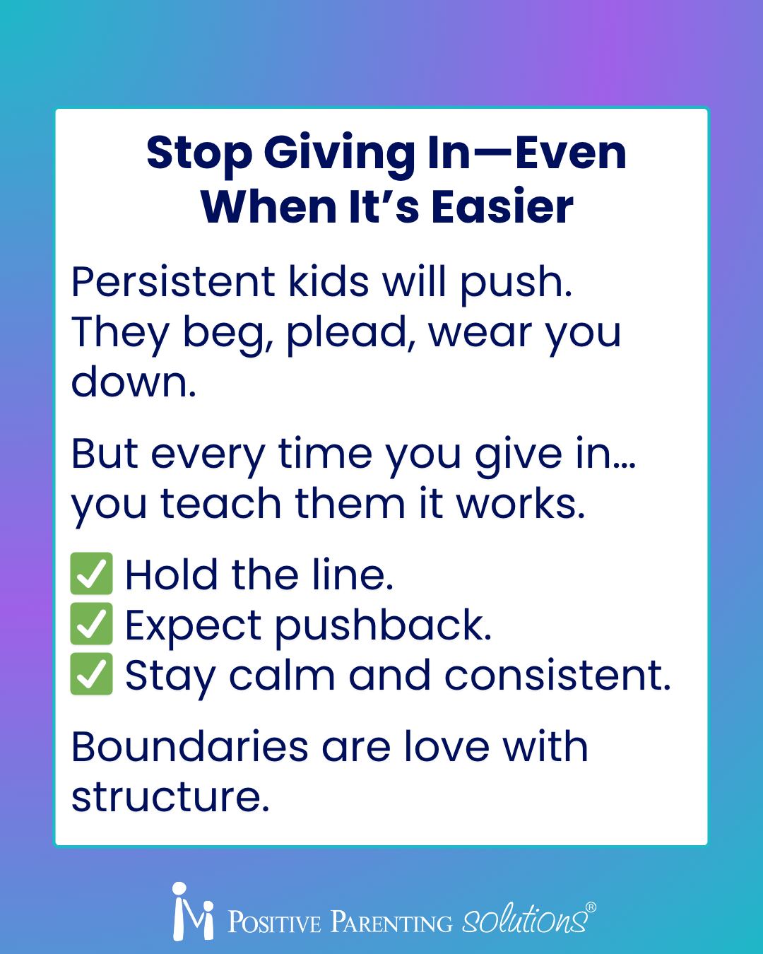 You’re not mean for saying... - Positive Parenting Solutions | Facebook