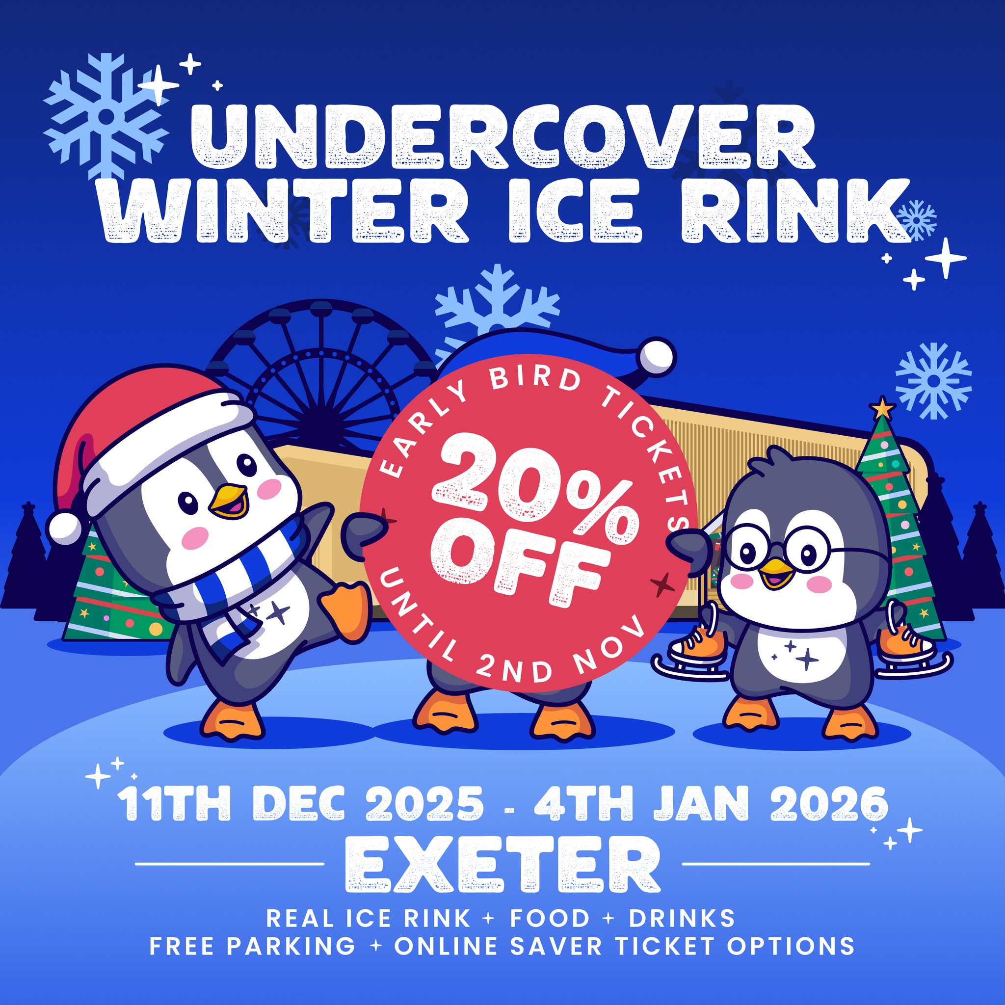 ⛸ The coolest festive event is BACK!... - Westpoint Exeter | Facebook