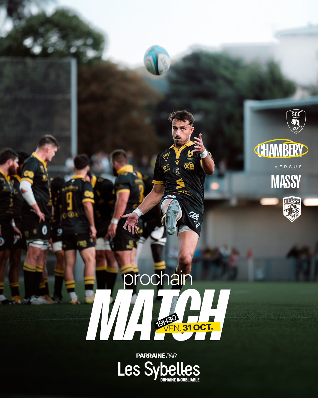 SOC - 𝗣𝗥𝗢𝗖𝗛𝗔𝗜𝗡 𝗠𝗔𝗧𝗖𝗛 Ce vendredi, nos Chambériens reçoivent Massy à ...