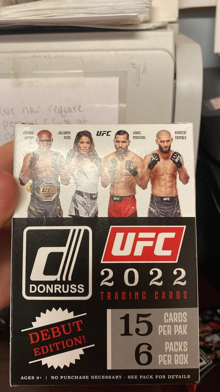 2022 Panini UFC Donruss OPTIC Blaster Pack – Factory Sealed, 5 Cards, Rookies