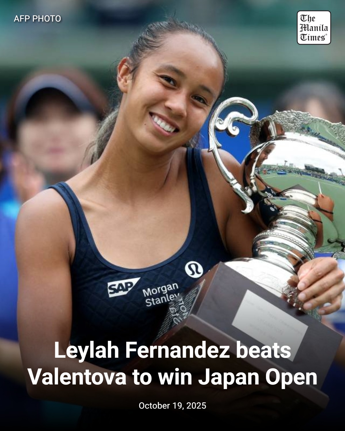 🏆 Fifth career title 🇨🇦 First Canadian to win Osaka Leylah