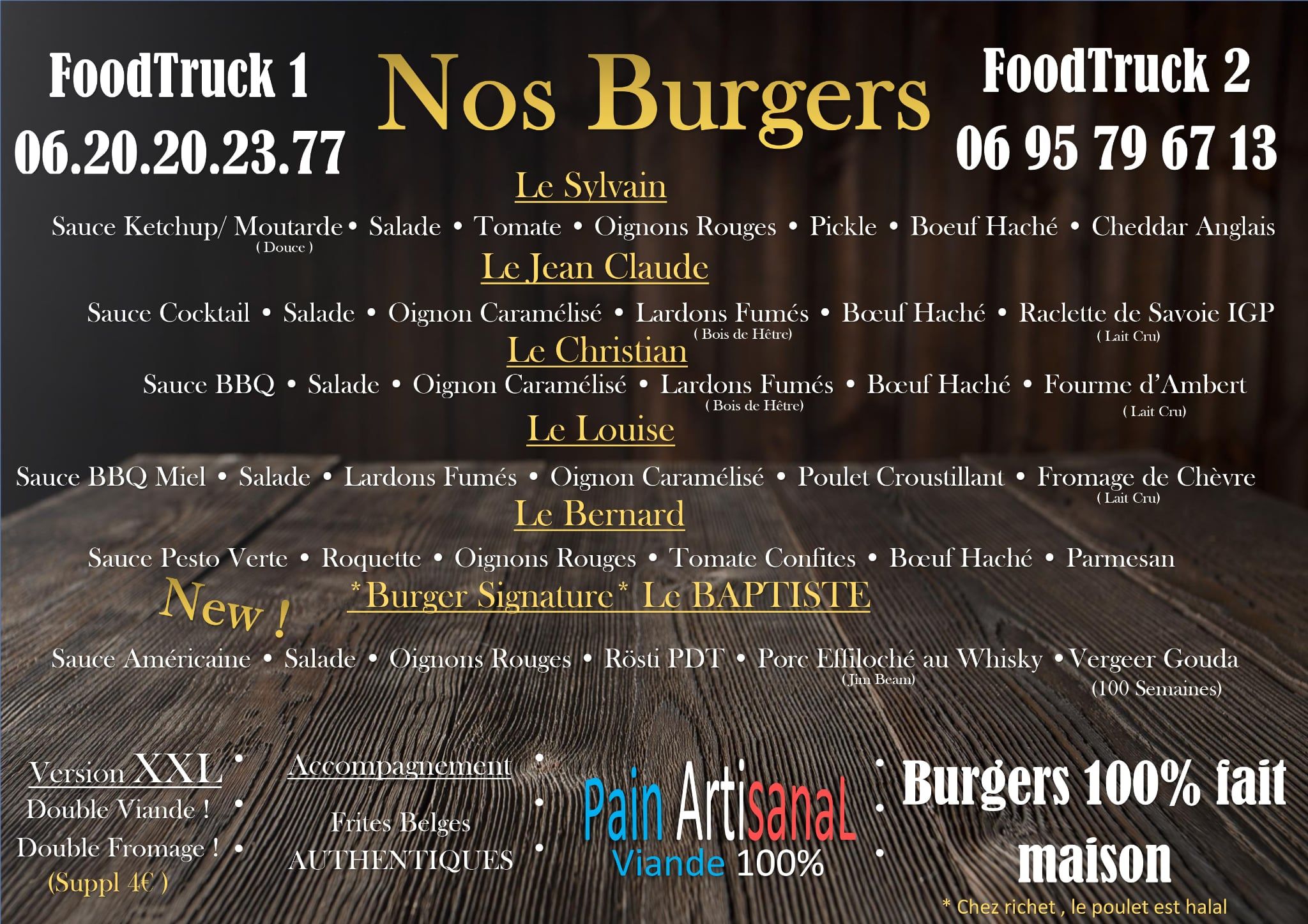 Chez Richet - Foodtruck Burger & Frite Belge