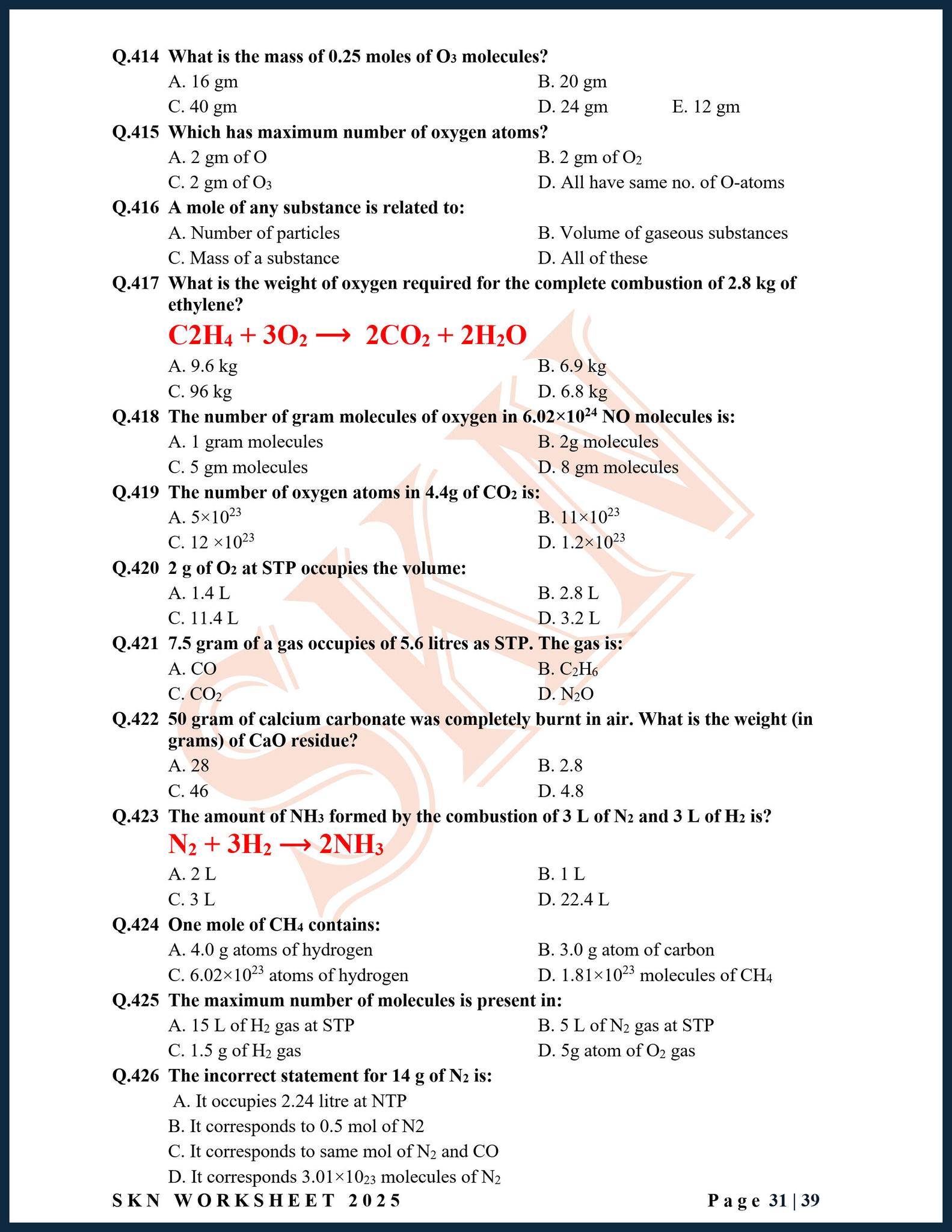 SKN - SKN CHEMISTRY WORKSHEET 2025 FUNDAMENTAL COCNEPTS OF... | Facebook