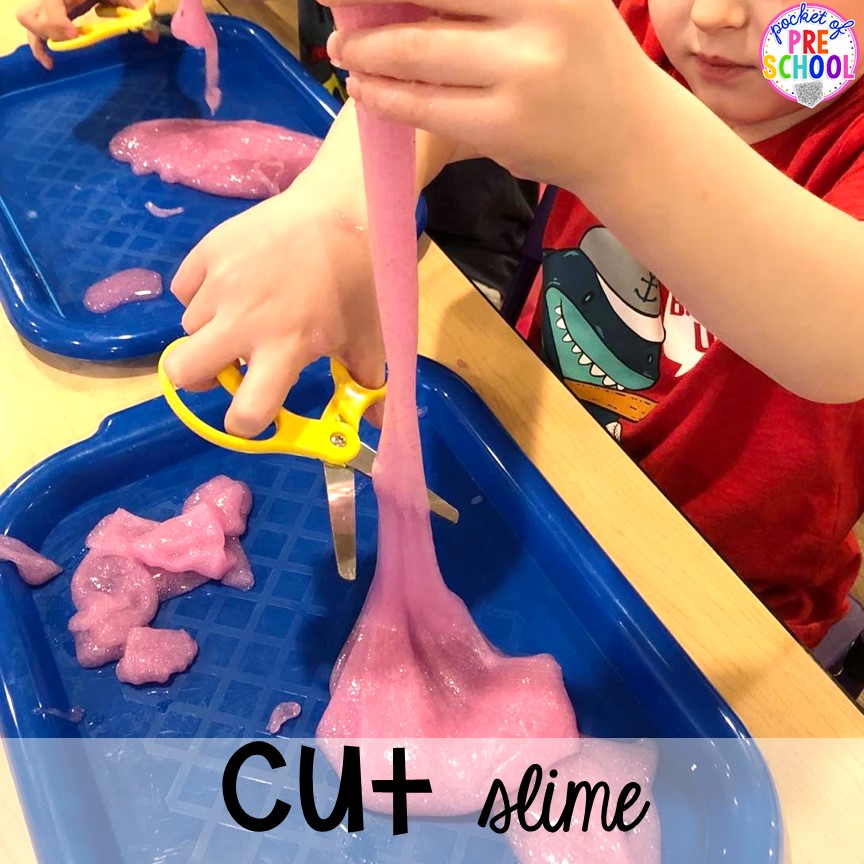 Pocket - Cutting slime is a wonderful way to practice scissor skills ...