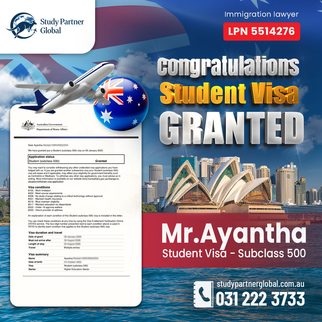 🎉 Congratulations Ayantha! 🎓 Your... - Study Partner Global | Facebook