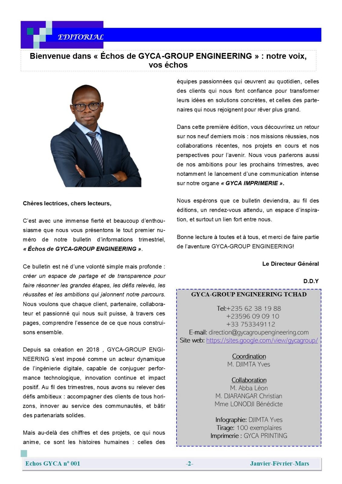 Gyca-Group - En prévision de la publication intégrale du bulletin ...