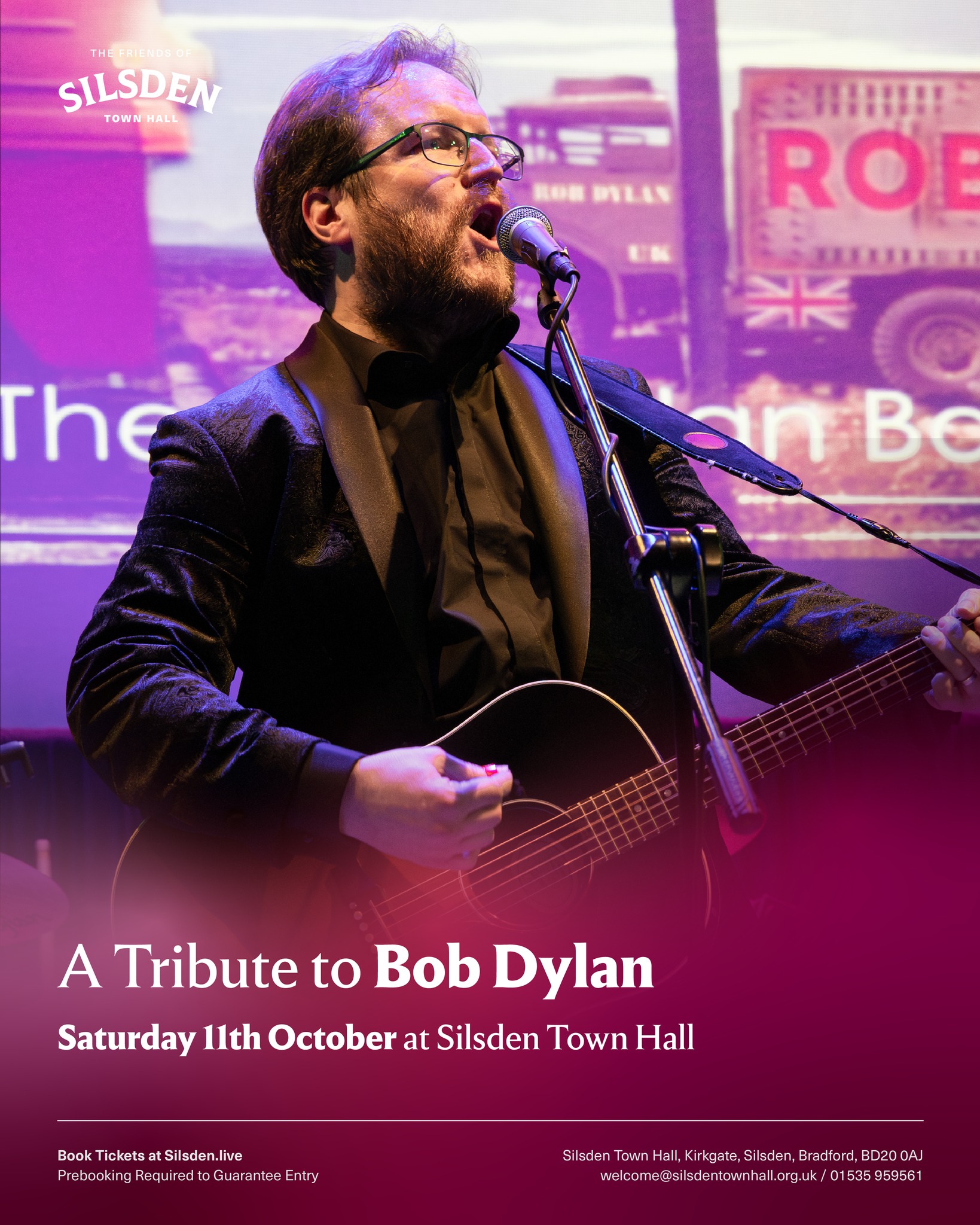 Silsden - Paying tribute to the music of Bob Dylan, The Rob Dylan Band ...