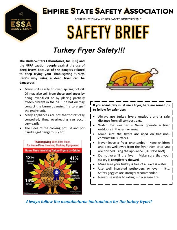 Oswego - Keep your holiday safe — know the risks before using a turkey ...