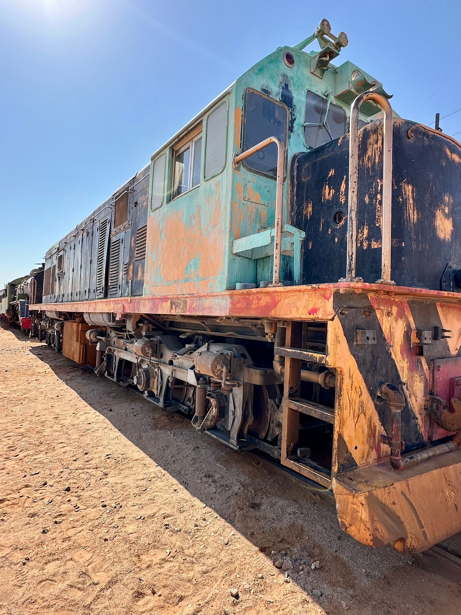 Helloworld - This is the Hejaz Railway Train of Wadi Rum...Sitting on ...
