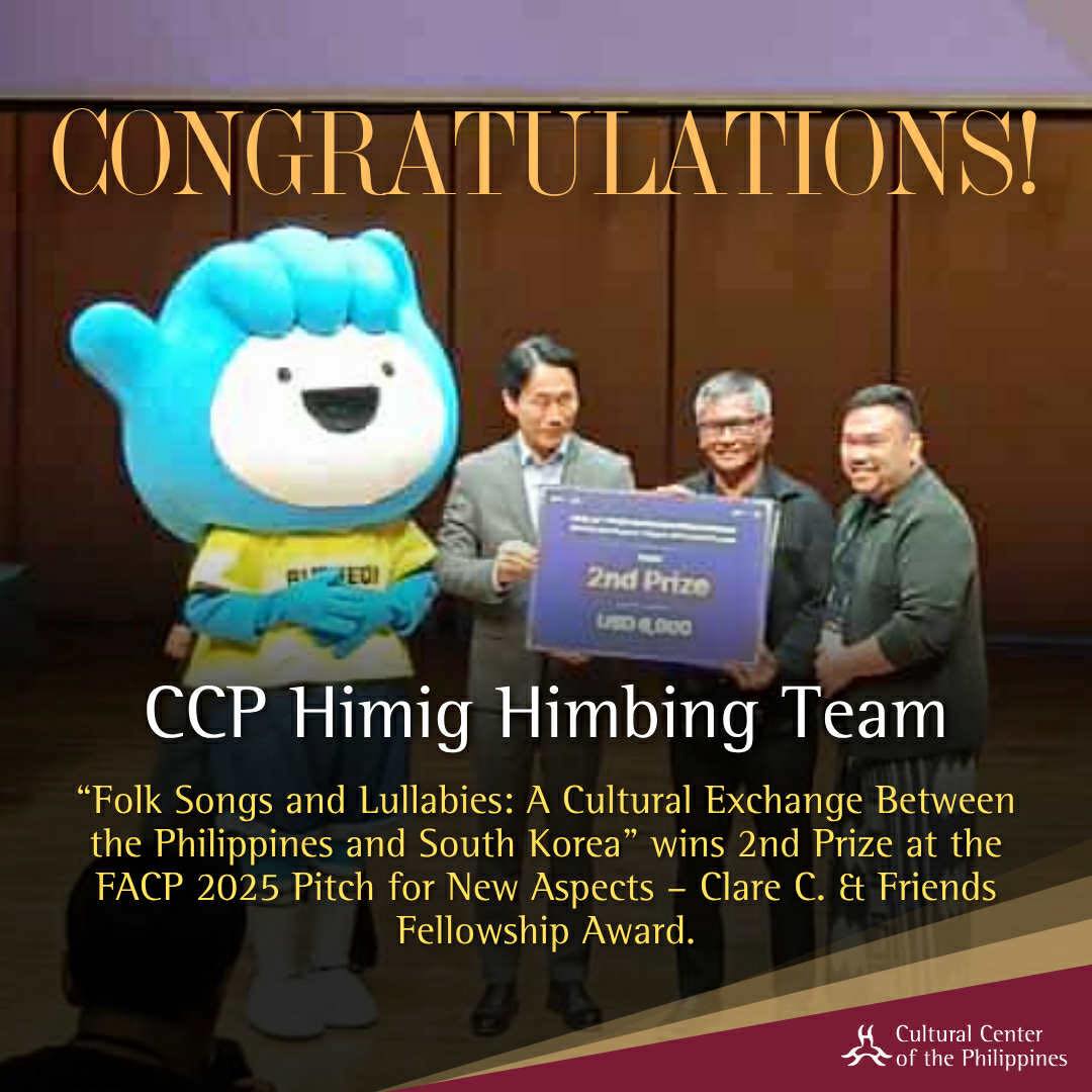 Congratulations to... - Cultural Center of the Philippines | Facebook