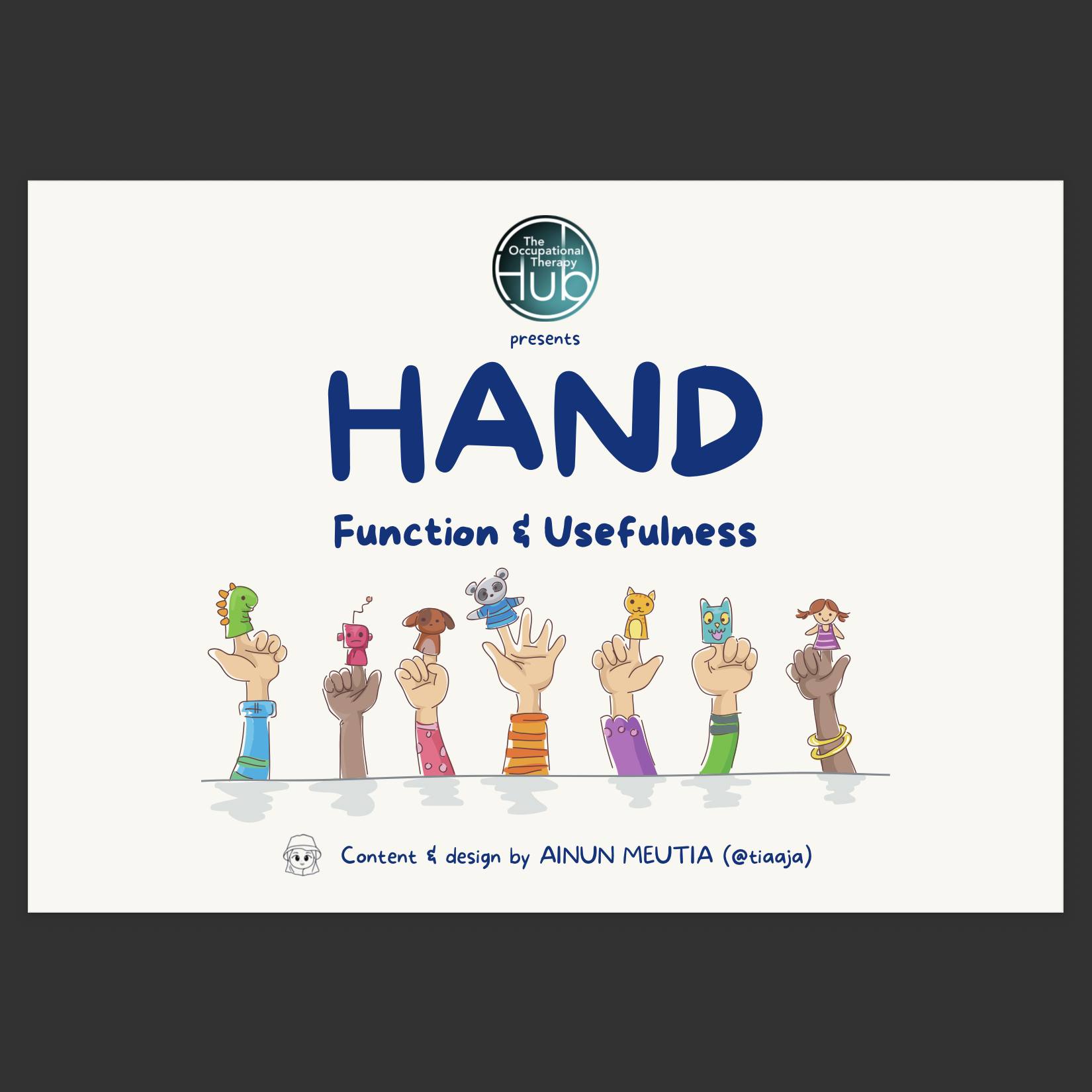 The Occupational - NEW! 👋🏻🤙🏿👌🏼☝🏾🖐🏼 From birth, humans use their hands ...