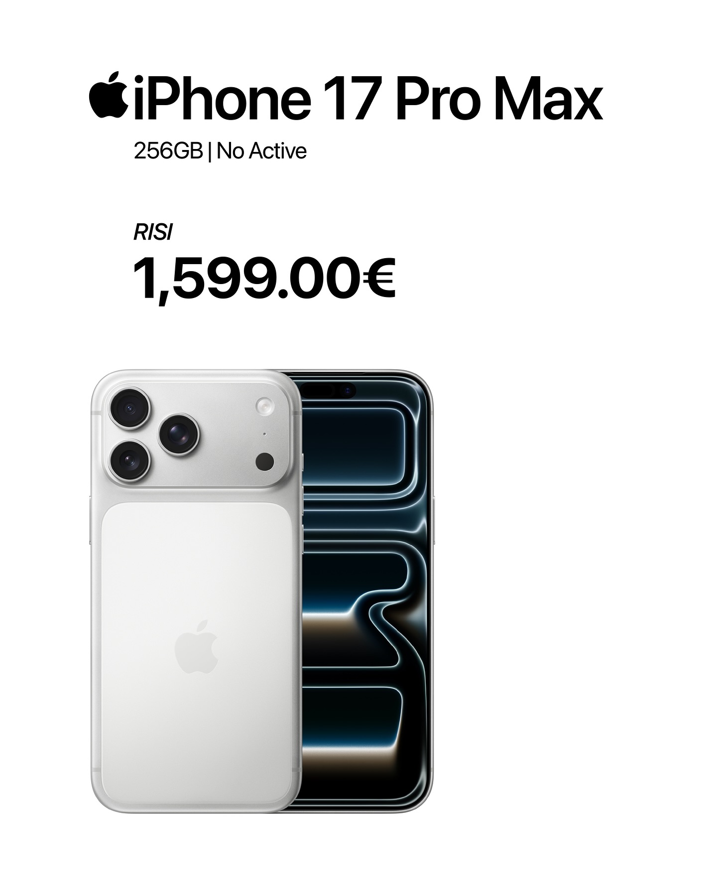 iPhone 17 Pro Max, 256GB, Silver