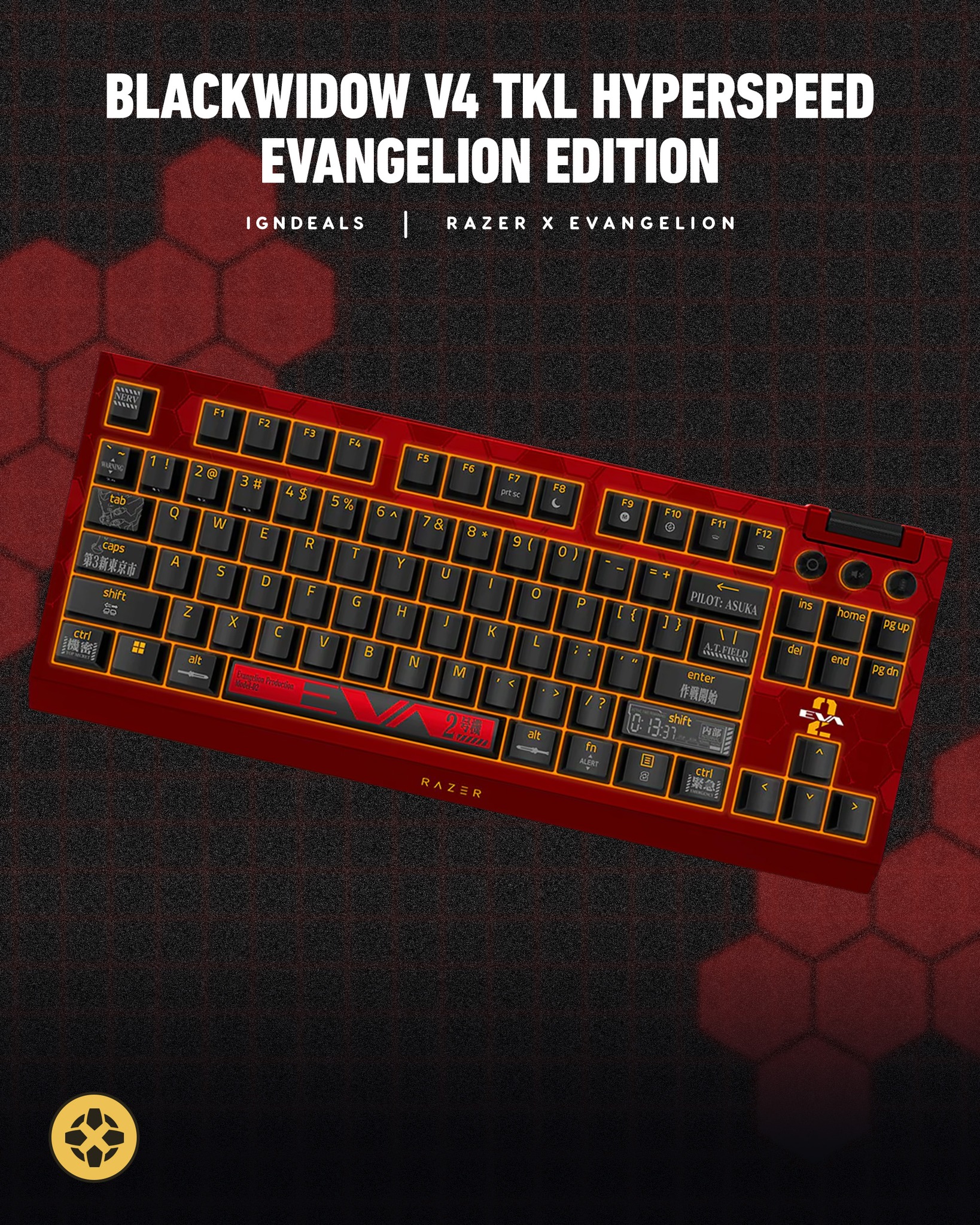 Razer announces Evangelion EVA-02 gaming accessory collection