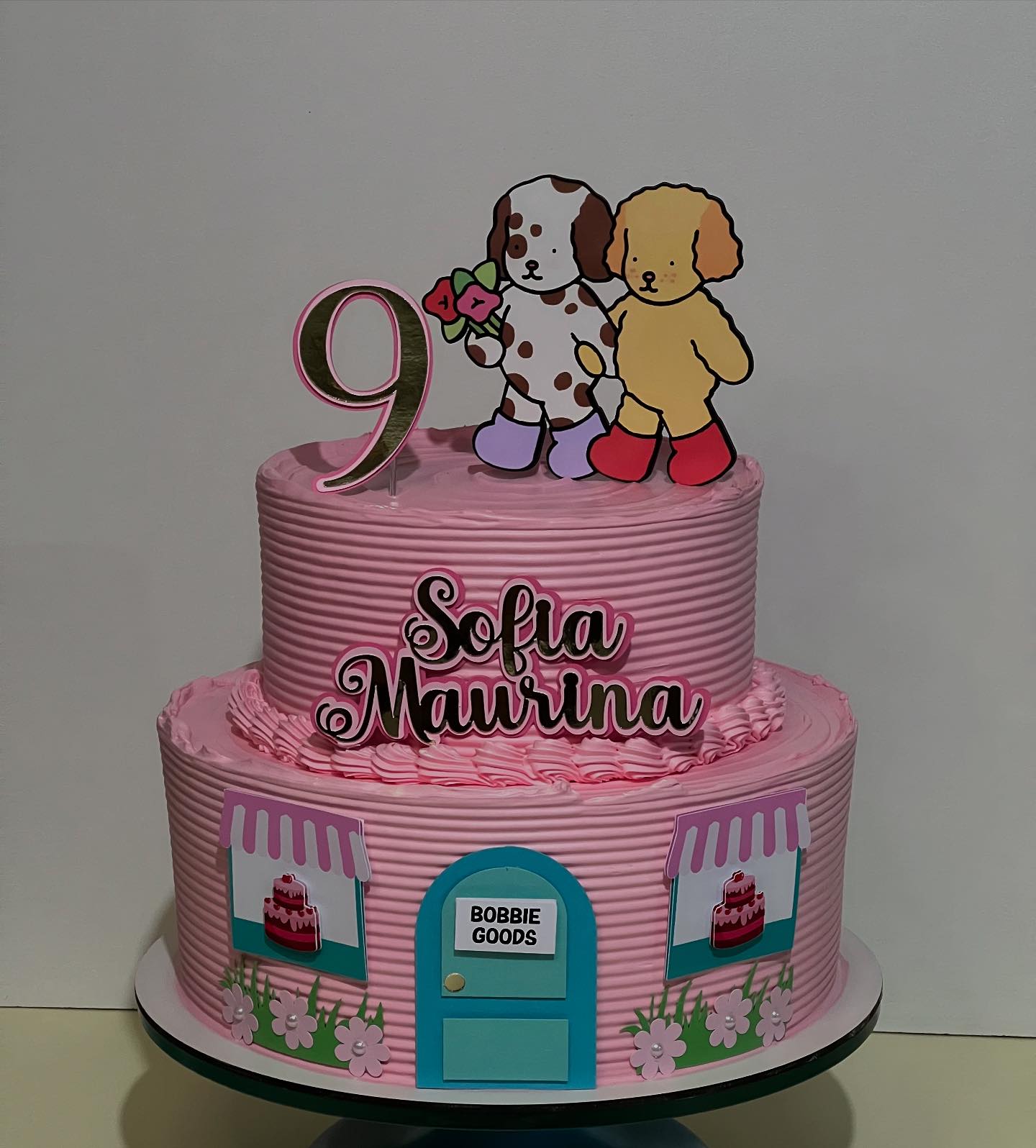 Céu Doce - Bolo decorado Bobbie Goods! Um bolo de dois... | Facebook