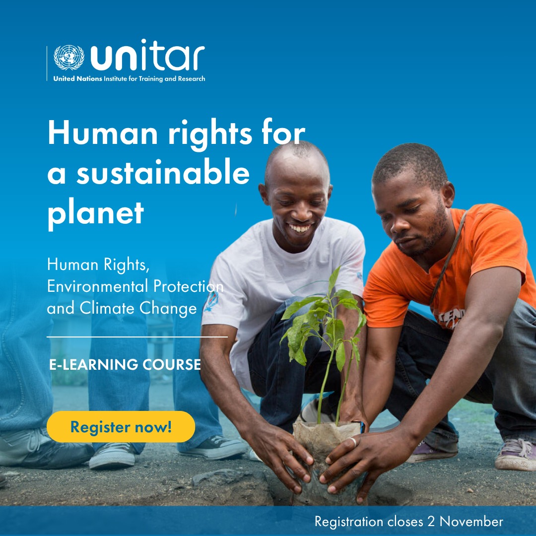 In today’s world, we can no longer separate people from the environment ...