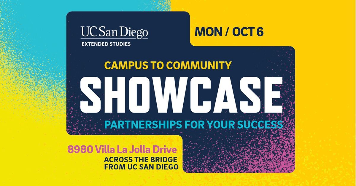 UC San Diego - On Monday, October 6, UC San Diego Extended... | Facebook