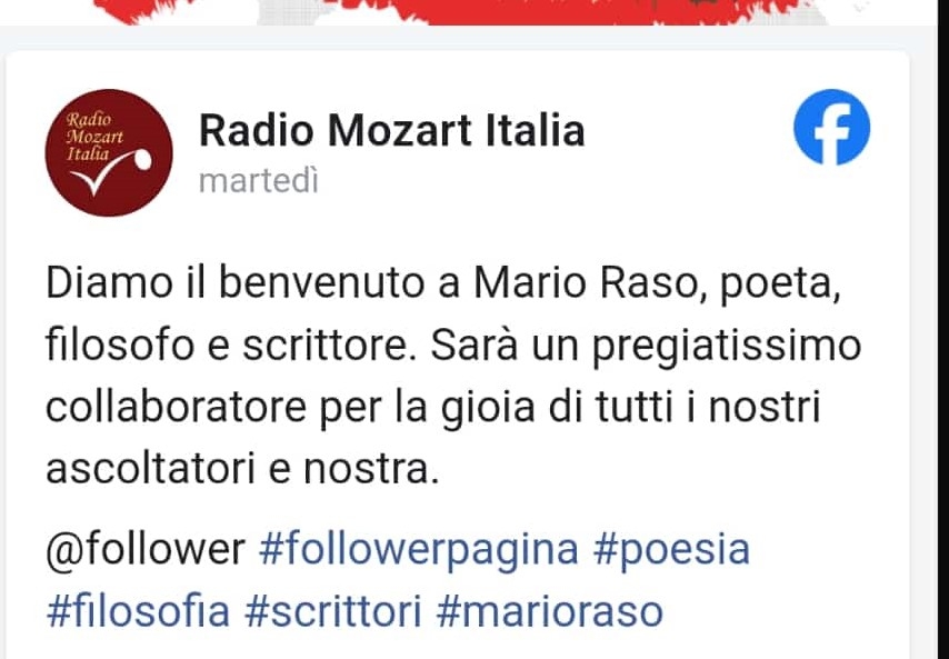 Mario Raso filosofo e storico