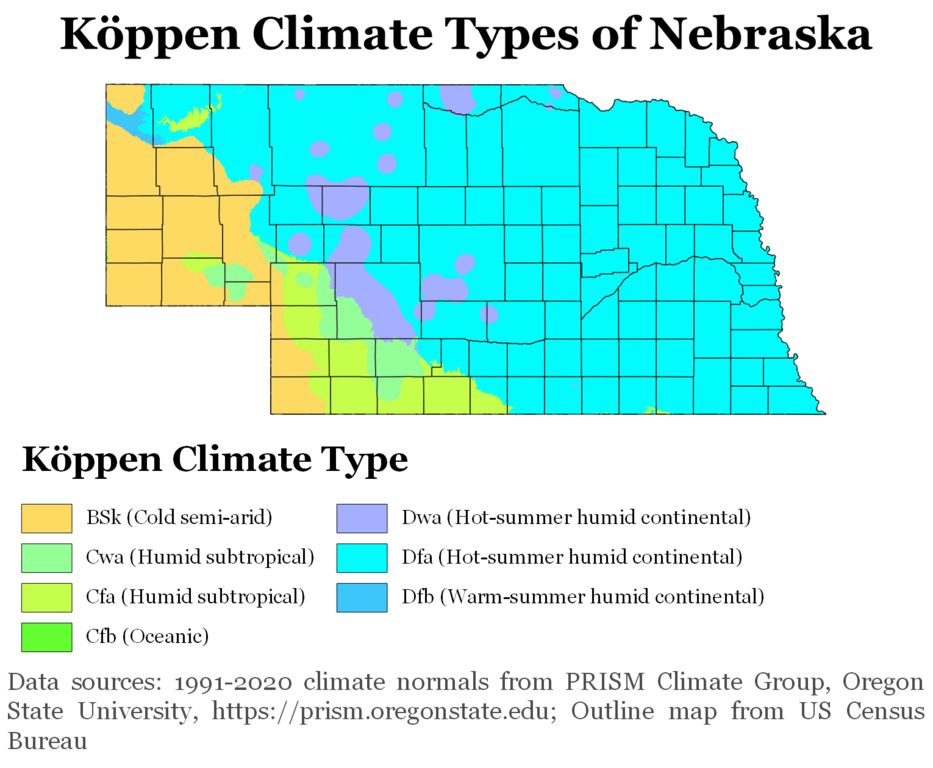 Brilliant Maps - Nebraska Climate Map | Facebook