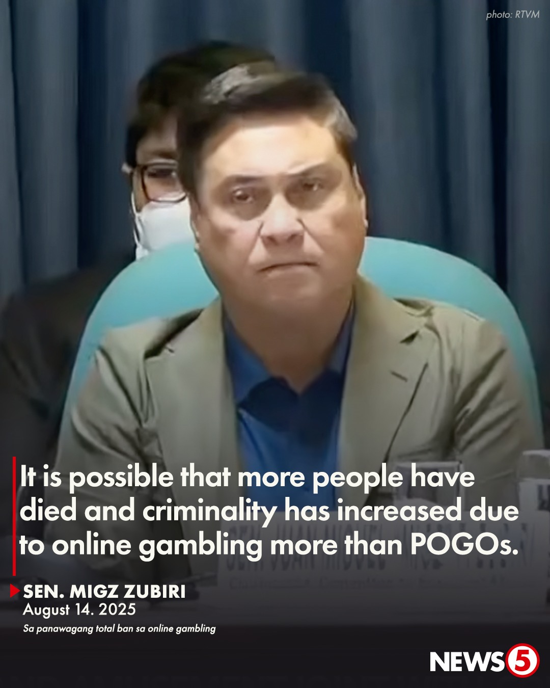 News5 - ‘THAT IS BLOOD ON YOUR HANDS’ Naniniwala si Sen.... | Facebook