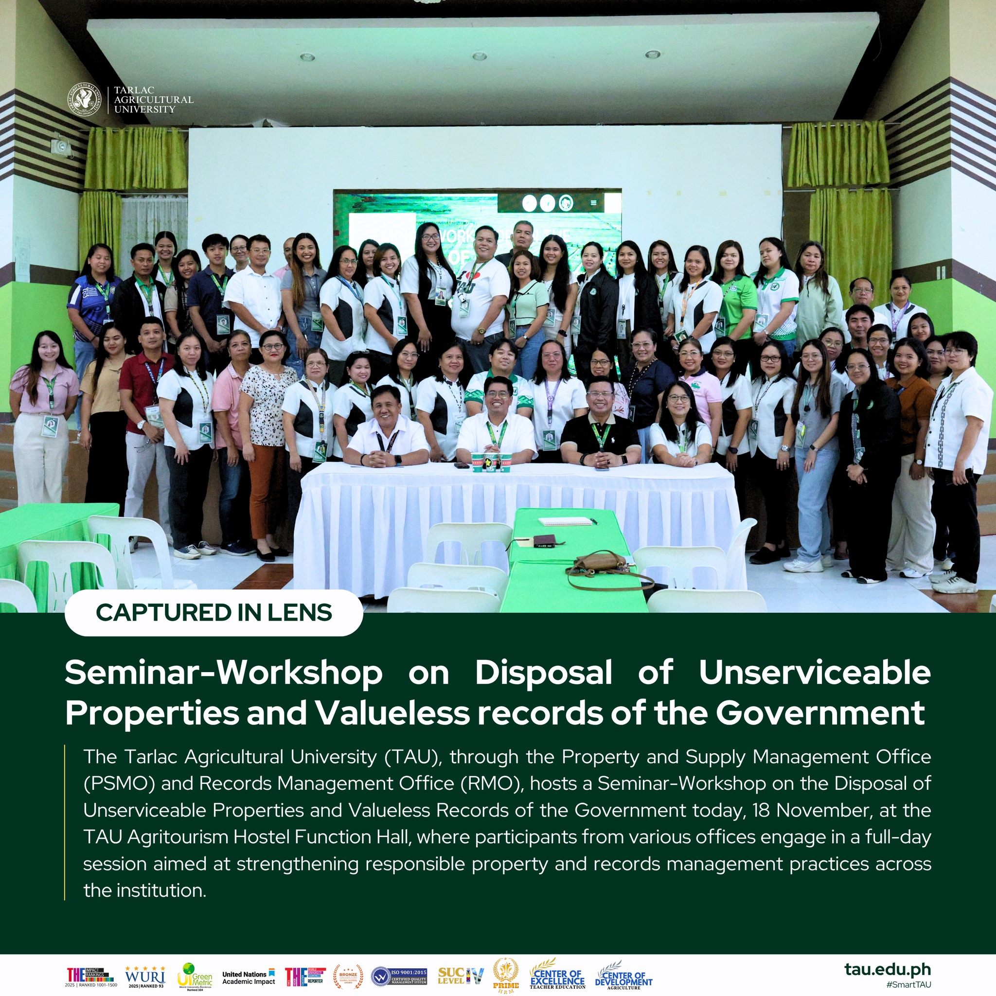 Tarlac Agricultural... - Tarlac Agricultural University