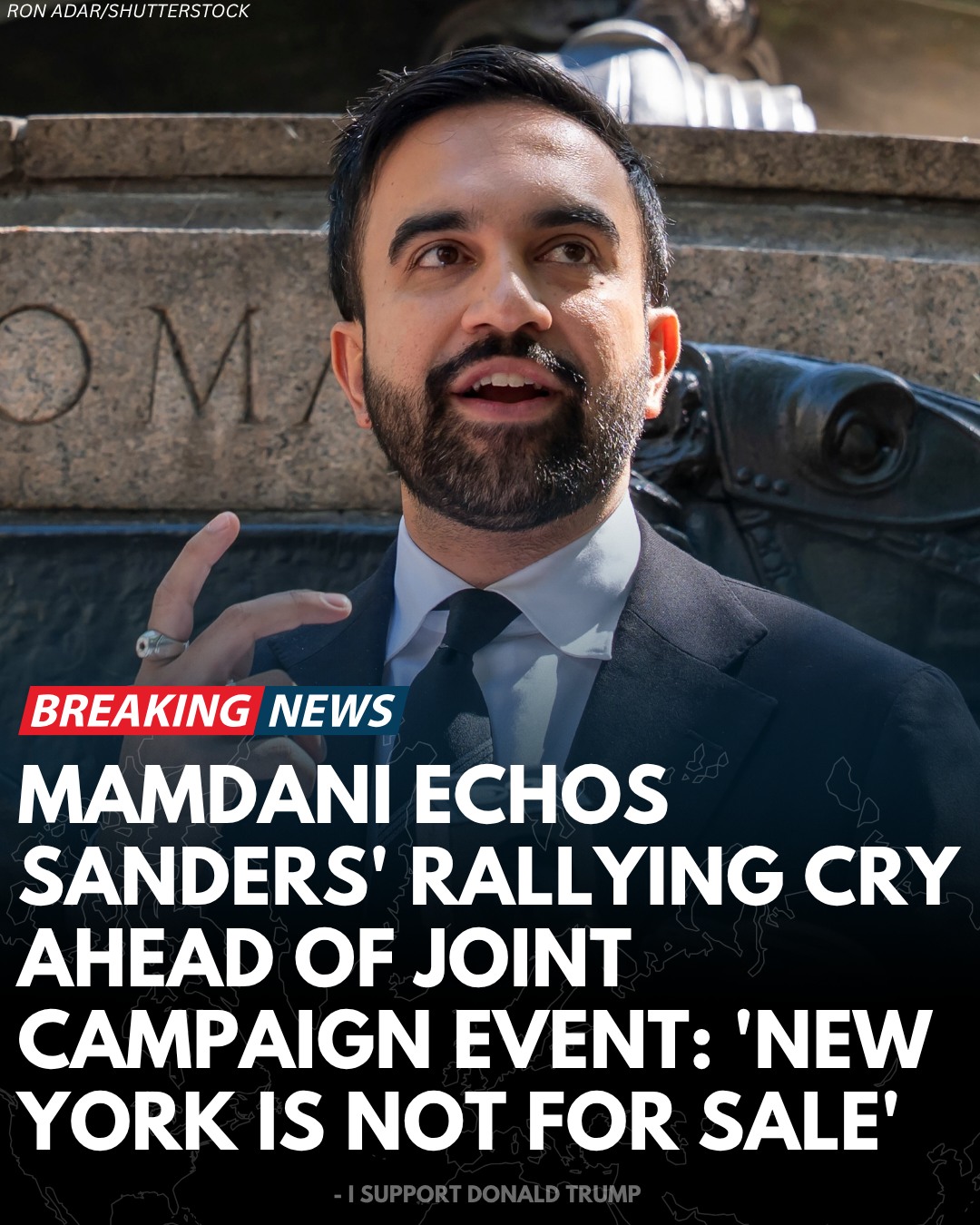 I Support - Zohran Mamdani, the Democratic Socialist candidate for New ...