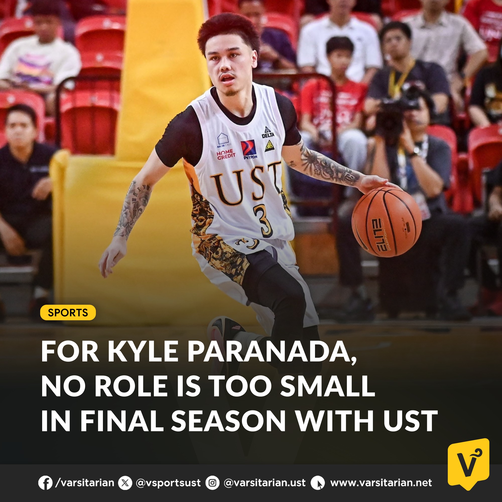 The Varsitarian - Kyle Paranada began the season as UST’s lead guard ...