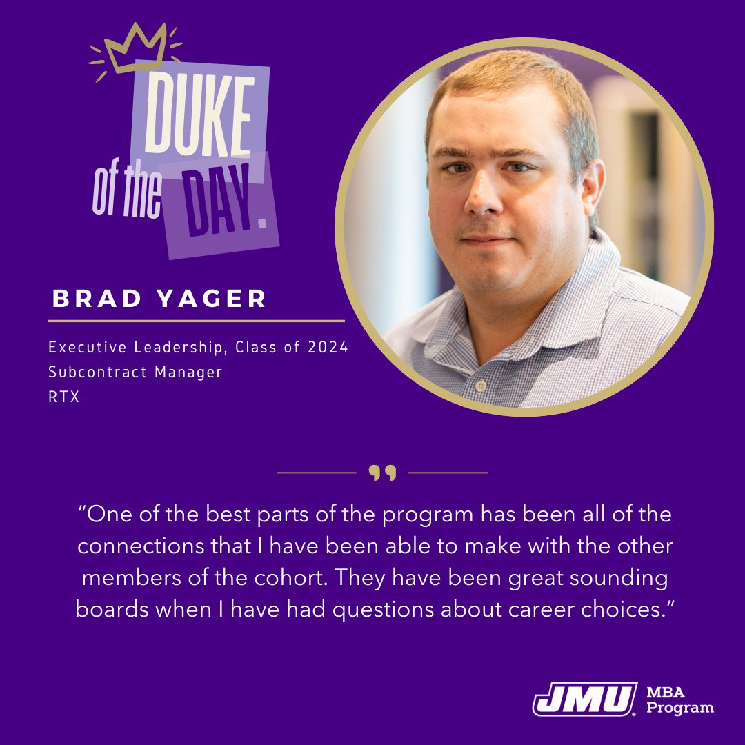 JMU MBA Program | Harrisonburg VA